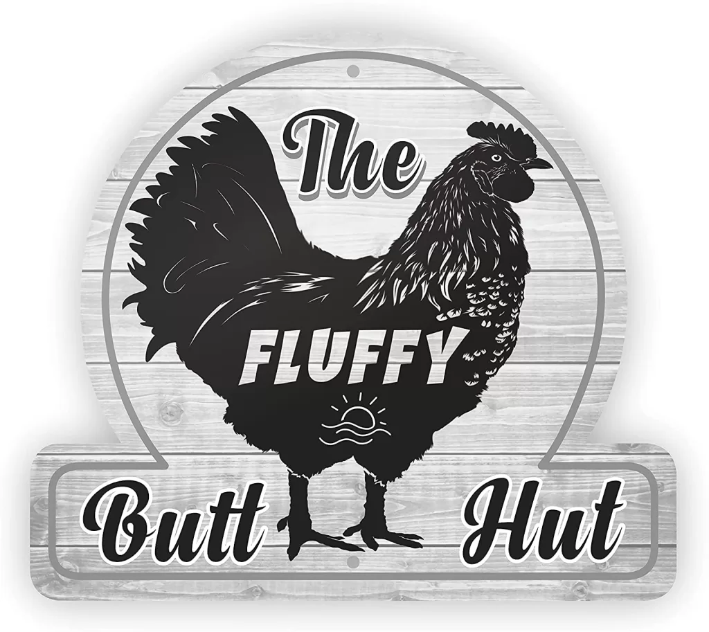 chicken coop sign